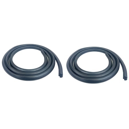 Fairchild Industries 0919 Dodge  Ram 1500, 1018 Ram 3500 Crew Cab Door Seal, Rear on body Kit Replaces OEM 55112355AC KD3066